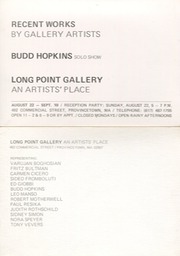 Long Point invite no year on date